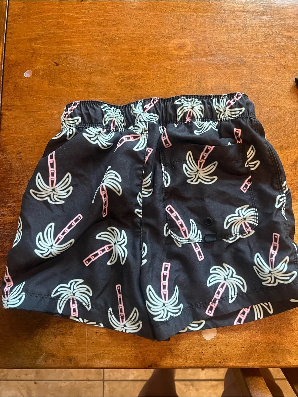 Art Class Good Vibes High Tides Rash Guard & Palm Tree Swim Trunks Set Boys 6/7